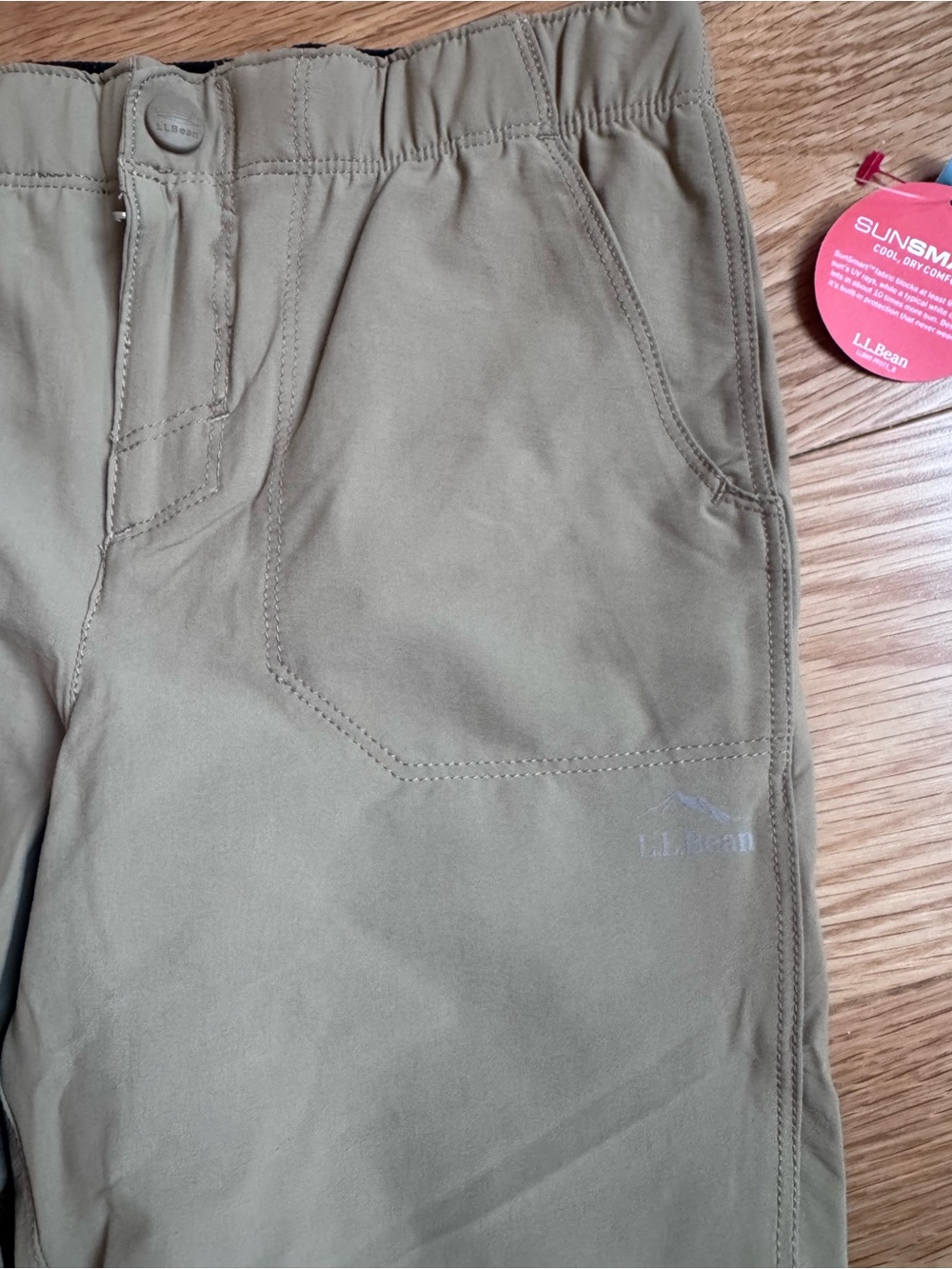 L.L. Bean Boys Trekking Zip-off Pants - Picture 4 of 7